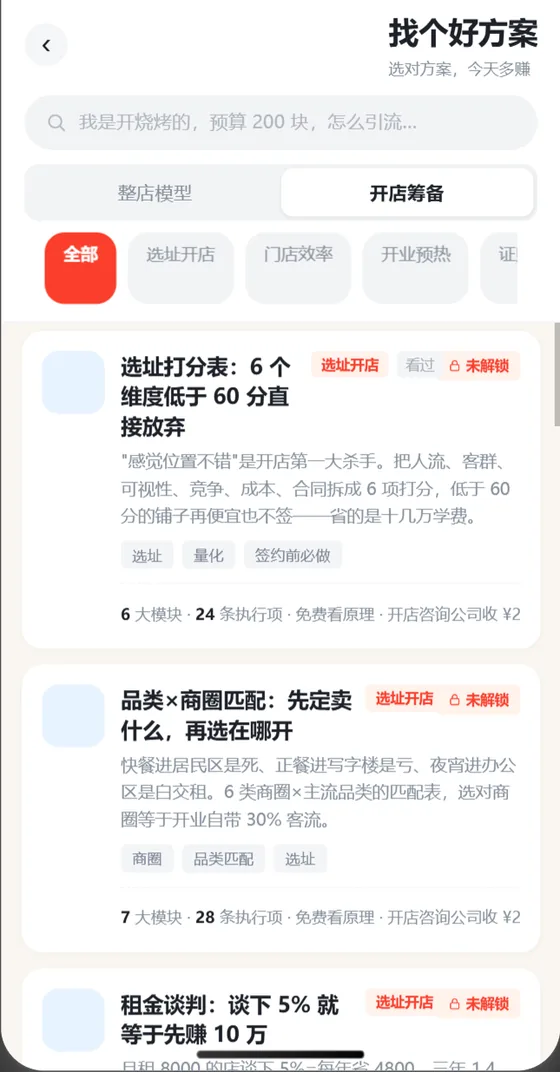方案库